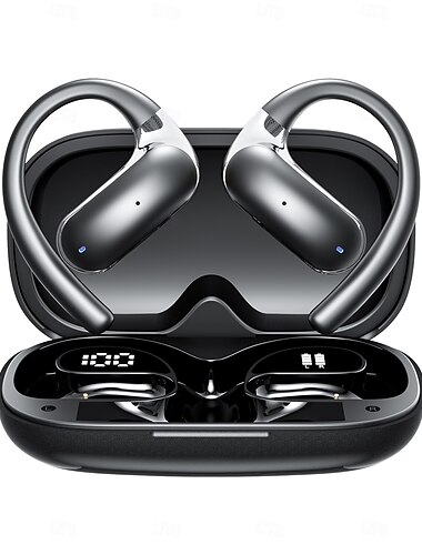 Kabelloses KI-Übersetzungs-Headset – 5.4-Musik-Headset mit Reise-Ladeetui – intelligentes Übersetzungsgerät – perfektes Geschenk für Geschäftsreisende und internationale Kommunikatoren