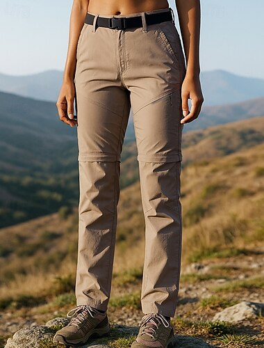  Pentru femei Παντελόνι πεζοπορίας Pantaloni de ploaie pentru drumeții Pantaloni impermeabili În aer liber Fit regulat Impermeabil Rezistent la Vânt Pantaloni Buzunar Verde Militar Albastru Camping