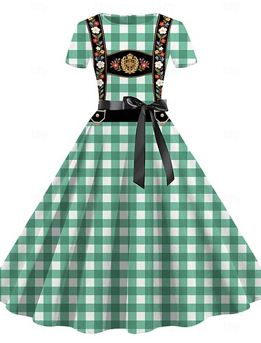  Oktoberfeest Lederhosen Print Jurken Beiers München Duits Grafisch Voor Dames Volwassenen Carnaval Oktoberfest bier 3D afdrukken Feest
