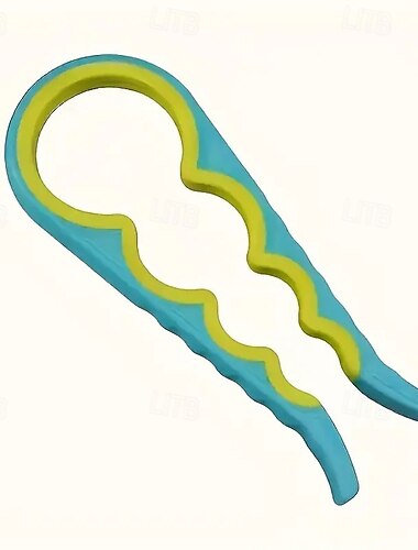  Ανοιχτήρι πολλαπλών λειτουργιών για κονσέρβες και βάζα 4 σε 1, φορητό, αντιολισθητικό για κουζίνα &Εργαλείο μπάρας, ιδανικό δώρο για πάσχοντες από αρθρίτιδα, ανθεκτικό πλαστικό σχεδιασμό, δεν