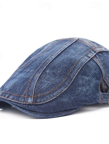  berretto unisex casual vintage con visiera rovinata per primavera e autunno, cappello alla moda