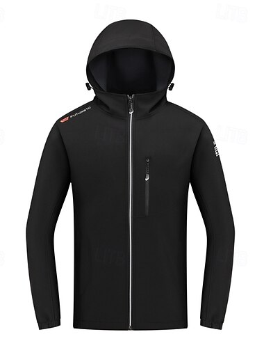  Homme Coupe-Vent Veste softshell Veste de randonnée Extérieur Imperméable Coupe-vent Tenues de randonnée Vêtements de randonnée Printemps Automne Top Camping / Randonnée / Spéléologie Course Couleur