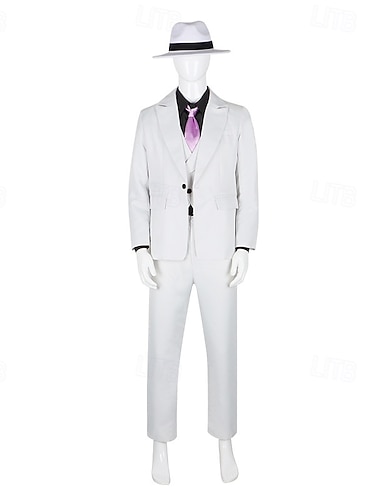  Meneer Wolf Jas Blouse / overhemd Broeken Film Cosplay Kostuum for Voor heren Volwassenen Halloween Maskerade Prestatie Halloween