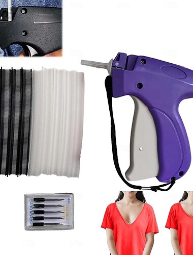  Stitchy Quick Kleidungsfixierer, feines Etikettierpistolen-Set zum Fixieren von Kleidung, Mini-Stichpistole für Kleidung, schnelle, klebrige Näh-, Quilt-, Säum- und Etikettierpistole