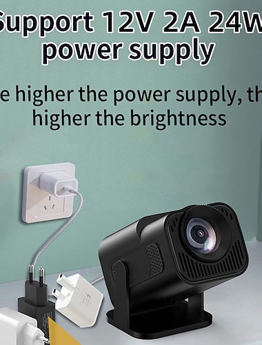  2025 nouveau mini projecteur LCD haute définition y1s adapté au cinéma maison et au camping en plein air télécommande sans fil lecture du même écran sur les téléphones portables avec interfaces USB et