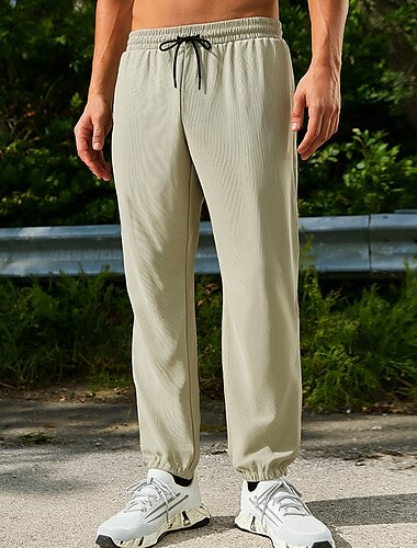  Ανδρικά Pantaloni de Alergat Παντελόνι εξωτερικού χώρου Τσέπη Κορδόνι Παντελόνια Φούστες Ένδυση γυμναστικής και άθλησης Γυμναστήριο Προπόνηση Αντιηλιακή Προστασία Ελαφρύ Αναπνέει Τρέξιμο Γιόγκα