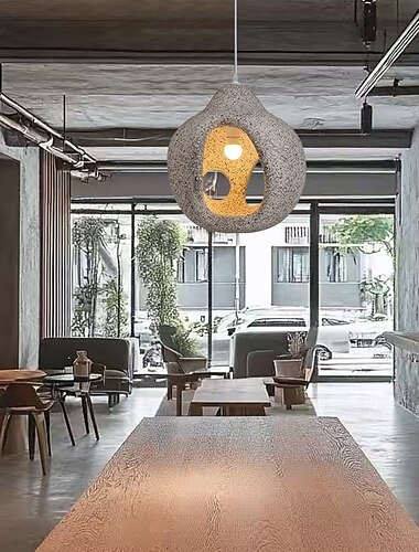  Modern hängande ljuskrona i metall, kreativ personlighet pendellampa lampskärm, sovrum vardagsrum dekoration belysningsarmaturer