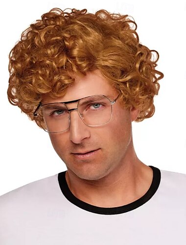  perucă Napoleon Dynamite peruci de Halloween pentru cosplay petrecere (doar peruci)