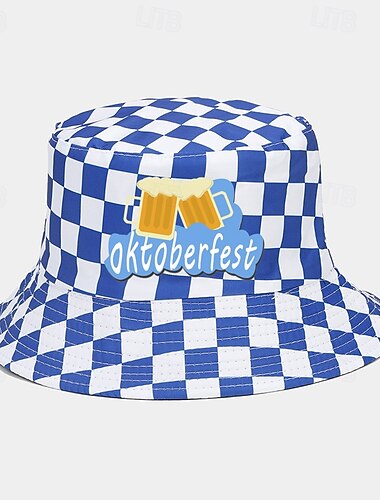  Oktoberfest Chapéus Boné de Pescador Caneca de cerveja Bávaro Alemão Munique prados Homens Mulheres Carnaval Festa Pano de Estilo Tradicional
