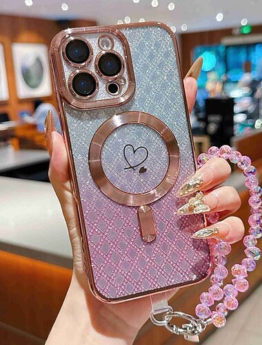  telefon Carcasă Pro iPhone 17 Pro Max 17 Air 16 Pro Max 15 Pro Max 16e 14 Pro Max 13 Pro Max Zadní kryt s Lanyardem Podpora bezdrátového nabíjení Nežloutnoucí Zářící barvy Uhlíkové vlákno