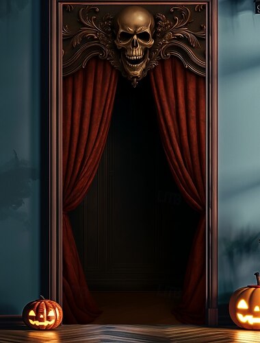  Halloween Ajtó Takarsz Az Ördög Autópályájához Ajtó Tapéta Ajtó Függöny Díszítő Háttér Ajtó Banner Elülső Ajtó Farmház Ünnepi Parti Beltéri Kültéri Dekorációs Kellékek