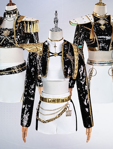  Cacciatori di demoni KPop Mira Rumi Zoey Costume Costume originale Idolo virtuale Cosplay di film for Per donna Adulti Halloween Carnevale Performance Con il fumetto Anime Expo