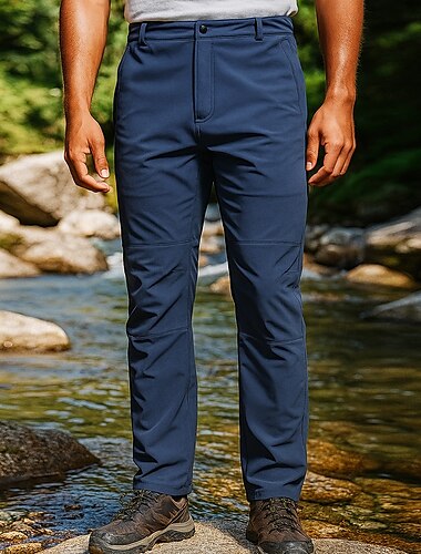  Hombre Pantalones cargo Pantalones para senderismo Pantalones de lluvia para senderismo Al aire libre Ajuste regular Impermeable Resistente al Viento Ligero Prendas de abajo Negro Verde Ejército