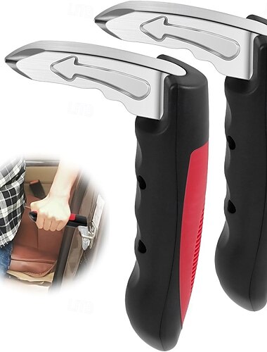  1 szt./2 szt. wielofunkcyjna dodatkowa klamka do drzwi samochodowych, ergonomiczna konstrukcja z uchwytem antypoślizgowym, dla osób starszych i niepełnosprawnych, uniwersalna, pasuje do większości