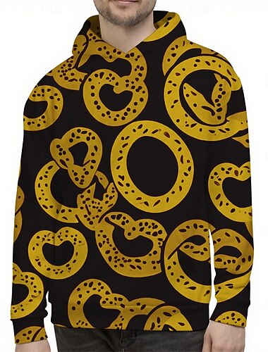  Oktoberfest Bretzel Sweat à capuche Pull Bavarois Munich Allemand Graphique Pour Homme Adulte Carnaval Oktoberfest Impression 3D Soirée Décontracté Quotidien