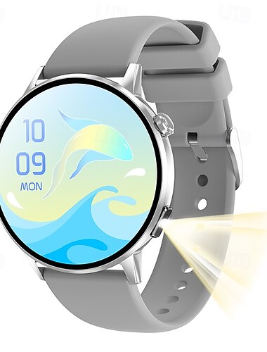  imosi 1,32 hüvelykes AMOLED HD képernyős okosóra nőknek vércukorszintmérővel, bluetooth-os pulzusszám-hívással &vérnyomásmérő IP68 vízálló fitneszkövető