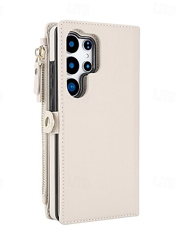  Phone Case For Samsung Galaxy S25 S25 Edge S24 S24 FE S23 Ultra Plus S22 Plus  Ultra A16 A55 5G A35 5G A15 Wallet Case Zipper with Lanyard Card Slot Retro TPU PU Leather