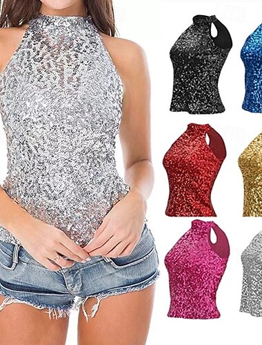  Carnevale Canotta Cosplay Adulti Per donna Halloween Carnevale Mascherata Performance Feste Festival Costume di Carnevale facile Vestirsi