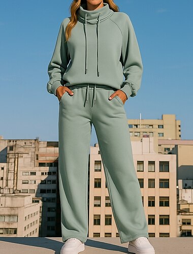  Dames Trainingspak Joggingbroeken Sportkleding Lange mouw Winddicht Lichtgewicht Vochtregelerend Wandelen Training Sportschoenen Sportkleding Sportkleding Effen Zwart Groen Khaki