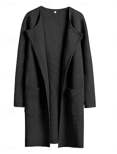  Per donna Trench Confortevole Traspirante Tasca Moda Quotidiano Stile retrò Semplice All'aperto Vacanza Casuale Monopetto Lungo Bavero Vestibilità regolare Manica Lunga Capispalla Marrone Verde
