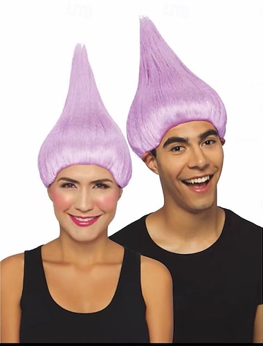  1 db-os unisex vicces paróka szőrös jelmez funky hajpánt őrült paróka haj halloweeni jelmezbulira