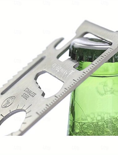  1er-Pack 11-in-1-Multitool für Kreditkarten – Multitool-Geldbörse, taktisches Survival-Tool mit Messer, Flaschenöffner und mehr – Geschenk für Männer