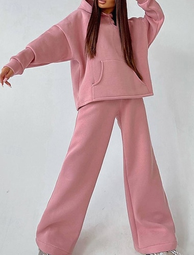  Women's Tracksuit Sweatpants Athleisure Fall Long Sleeve Sun Protection Windproof Lightweight Fishing Hiking Outdoor Sportswear Activewear Solid Colored Black White Pink