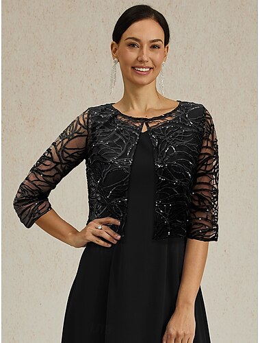  Dámské Pokrčí rameny Grafika Abstraktní Elegantní stylové Formální Tričkový Černá Léto