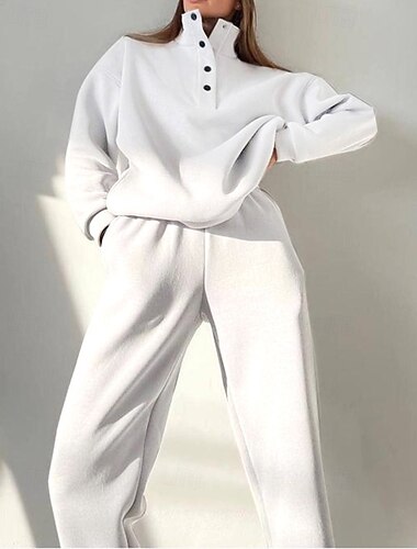  Mujer Tracksuit Pantalones Deportivo Pantalones de chándal Bolsillo Color sólido Trajes de Yoga Primavera Negro Blanco Pesca Senderismo Al Aire Libre Protección Solar Resistente al Viento Ligero