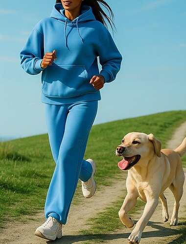  Damskie Dres Spodnie dresowe Athleisure Jesień Długi rękaw Ochrona przed słońcem Odporność na wiatr Lekki Wędkarstwo Piesze wycieczki Na zewnątrz Odzież sportowa Odzież sportowa Solidne kolory Czarny