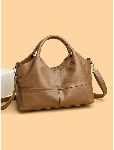  borsa a tracolla in similpelle da donna – elegante design strutturato, borsa versatile per il lavoro quotidiano, lo shopping e le uscite casual