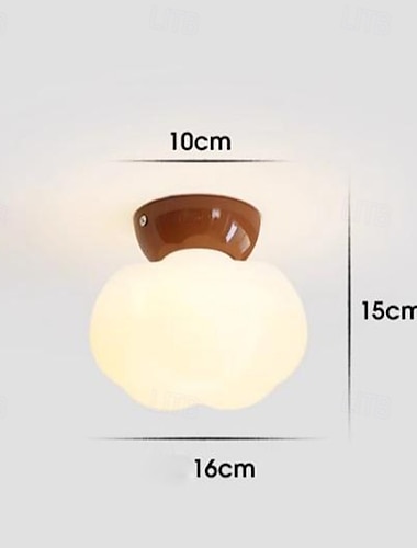  Gangpad plafondlamp glazen plafondlamp plafondkroonluchter semi-inbouw plafondlamp 85-265v