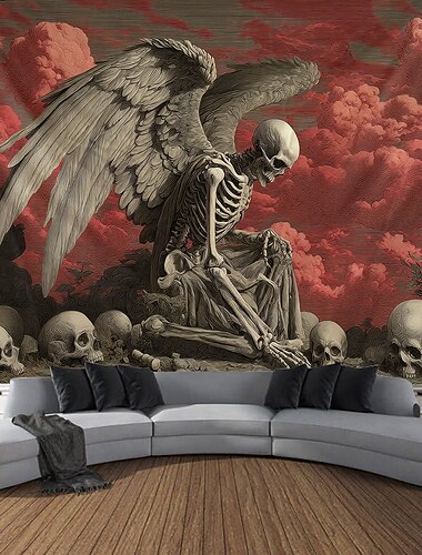  Halloween hängender Wandteppich Fotografien Hintergrund Jack O Lantern Wandkunst großes Wandteppich Wandbild Dekovorhang Zuhause Schlafzimmer Wohnzimmer Dekoration Tod Selfie