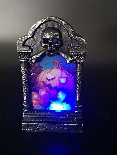  3/6 ks halloween led hřbitovní náhrobky halloweenské světlo na náhrobní kámen lebka hřbitovní lampa halloween dekorace halloween zahradní náhrobní kámen strašidelný strašidelný dům dekorace