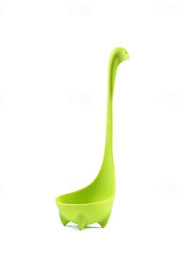  Loch Ness-monsteretskje, tegneserie-plastskje i matkvalitet, morsomt kjøkkenverktøy for barn og voksne