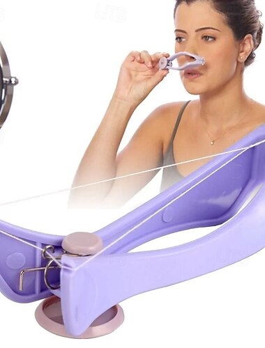  Épilateur facial portable pour femme, épilation douce du visage, outil de rasage doux, appareil d'épilation précis