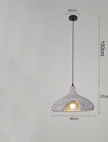  Moderne hængende lys metal lysekrone, kreativ personlighed pendellampe lampeskærm, soveværelse stue dekoration belysningsarmaturer