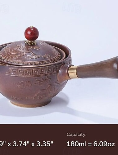  Φορητή τσαγιέρα kung fu για ταξίδια 360 μοιρών με δυνατότητα περιστροφής, σετ τεμπέλης τσαγιού για γρήγορο τσάι με ενσταλακτή για εξωτερική χρήση στο σπίτι και γραφείο