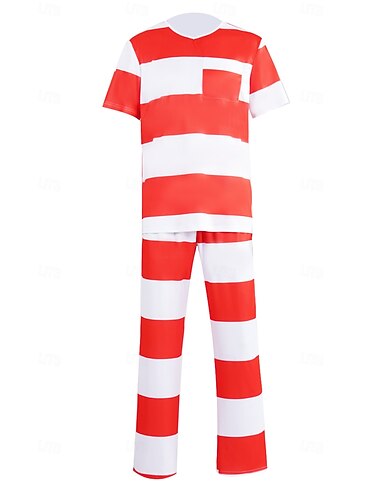  Gefangener Halloween Cosplay Kostüm Cosplay Erwachsene Herren Damen Halloween Karneval Party Maskerade Einfache Halloween-Kostüme Verkleiden
