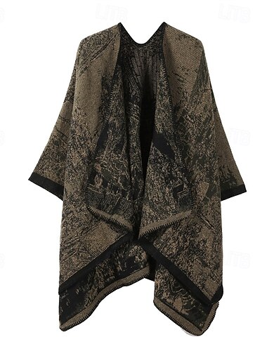  Per donna Sciarpe da donna Streetwear Quotidiano Data Nero Arancione Grigio chiaro Sciarpa Stampa