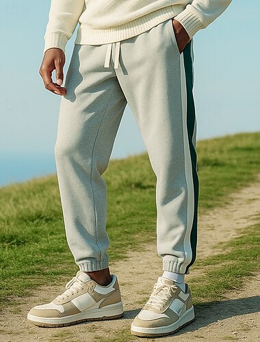  Per uomo Pantaloni da corsa Pantaloni sportivi Pantaloni della tuta da jogger Tasca con cerniera Pantaloni Athleisure Palestra Allenamento Autunno Protezione Solare Antivento Leggero All'aperto Corsa