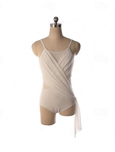  Eiskunstlaufkleid Damen Mädchen Eislaufen Kleid Schwarz Patchwork Daumenloch Netzstoff Spandex Dehnbar Training Übung Professionell Eiskunstlaufkleidung Thermowarm Kristall / Strass Ärmellos