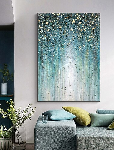  handgemaakte olieverfschilderij canvas wanddecoratie moderne abstracte woondecoratie opgerold frameloos ongespannen schilderij