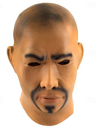  Kjendisstil Halloween Maske Realistisk maske Skummelt Skremmende Full Face Voksne Herre Dame Unisex Halloween Karneval Ytelse Fest Enkle Halloween-kostymer Kle deg opp