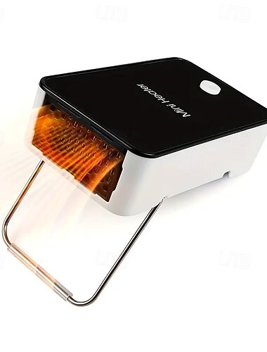  Calentador de espacio portátil, mini calentador de escritorio, ventilador eléctrico, calentador de aire para habitación, oficina y escritorio.