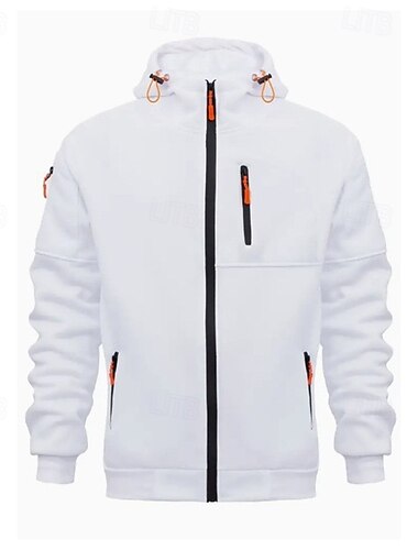  Men's Hoodie Full Zip Hoodie Black White Wine Navy Blue Royal Blue Hooded Plain Zip Up Pocket Sports & Outdoor Daily Holiday Polyester Streetwear Basic Casual Spring Fall Clothing Apparel Hoodies