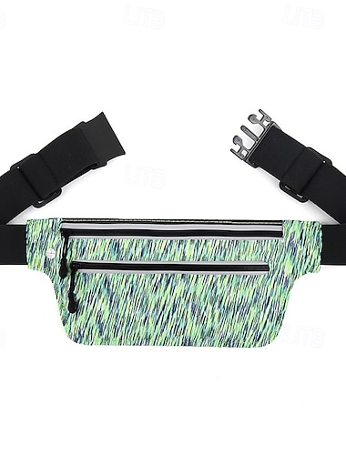  Bolsa de cintura Riñonera para correr Riñonera deportiva para Maratón Correr Corriendo Bolsas de Deporte Ligero Resistente al Agua Banda reflectante Nailon Hombre Mujer Bolsa para correr