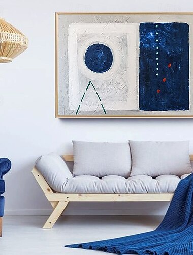  オリジナルの手描きのモダンなキャンバスアート油絵、リビングルームの風景装飾、玄関ホールの高級シンプル、フレームなしの装飾壁画