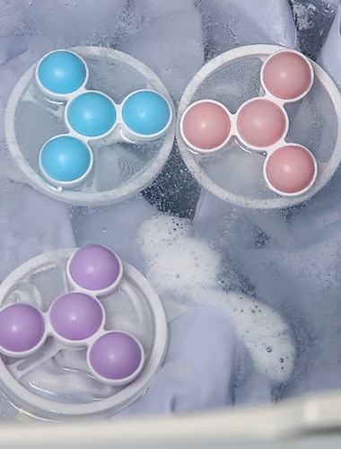  3 stk. flytende hårfilternett for vaskemaskin, gjenbrukbare loposer, nett for kjæledyrpels, hårfilterrenser for klesvask