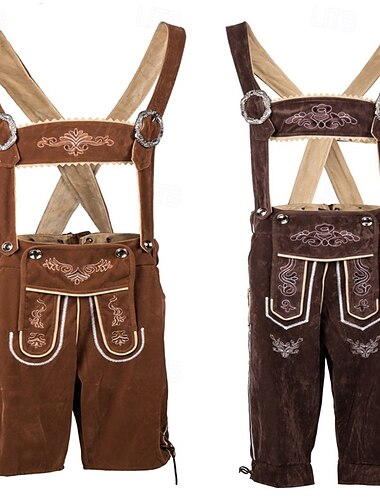  Oktoberfest Lederhosen Bávaro Alemão Munique prados Homens Carnaval Festa Festival da Cerveja Pano de Estilo Tradicional